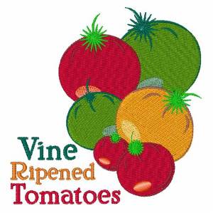 Picture of Vine Ripened Tomato Machine Embroidery Design
