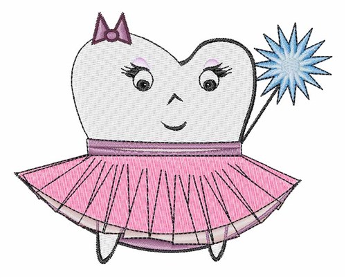 Tooth Fairy Machine Embroidery Design