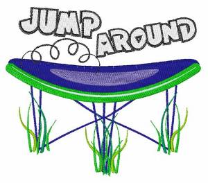 Picture of Jump Around Machine Embroidery Design