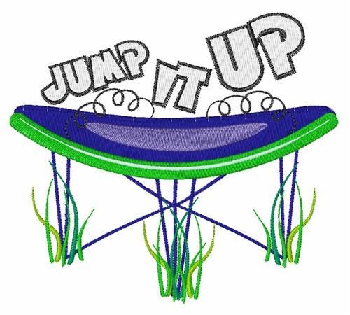 Jump It Up Machine Embroidery Design
