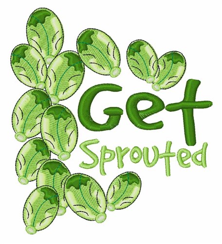 Get Sprouted Machine Embroidery Design