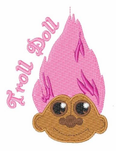 Picture of Troll Doll Machine Embroidery Design