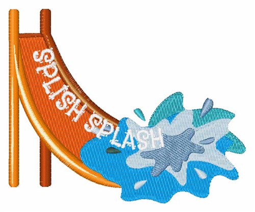 Splish Splash Machine Embroidery Design