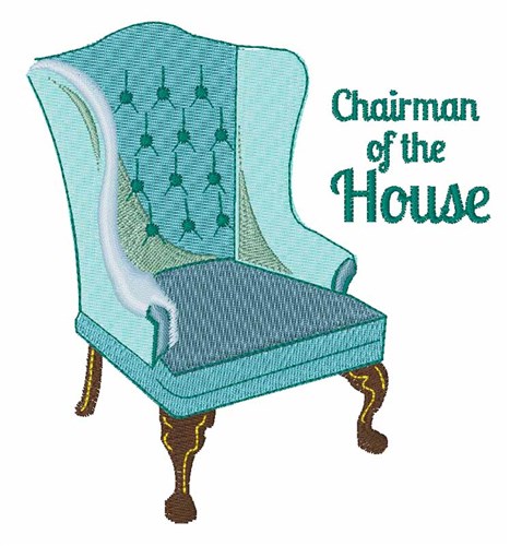 Chairman Of The House Machine Embroidery Design