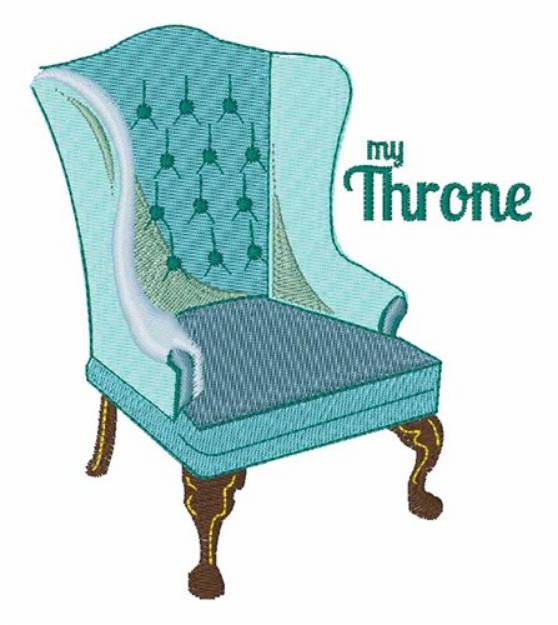 Picture of My Throne Machine Embroidery Design