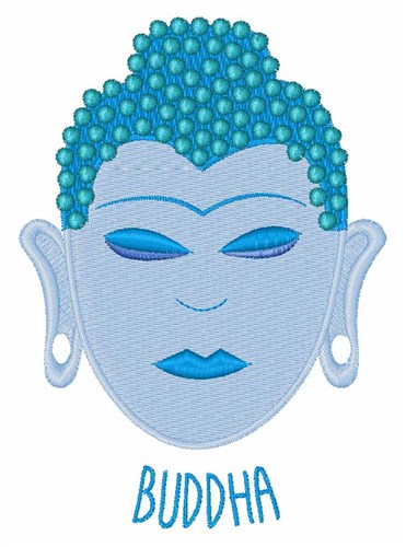 Buddha Head Machine Embroidery Design