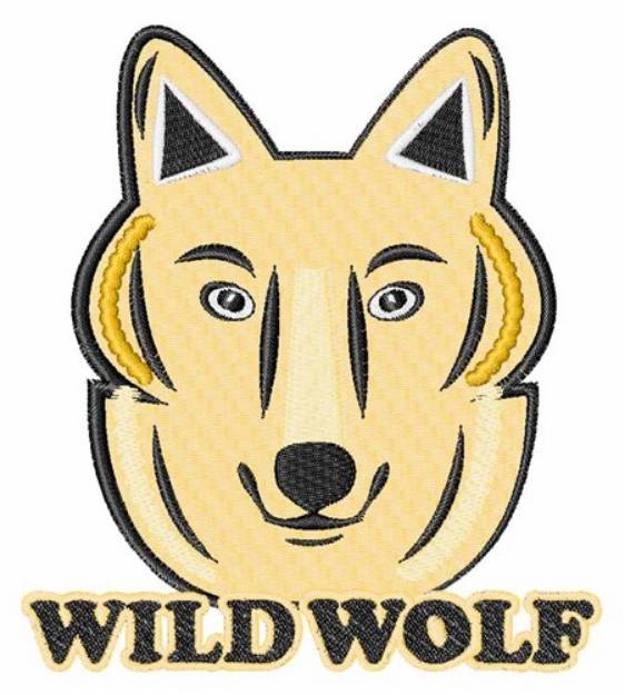 Picture of Wild Wolf Machine Embroidery Design