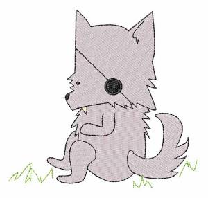 Picture of Grey Wolf Machine Embroidery Design