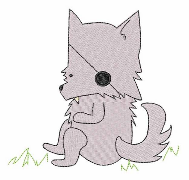 Picture of Grey Wolf Machine Embroidery Design