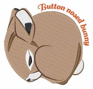 Picture of Button Nosed Bunny Machine Embroidery Design