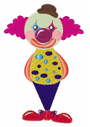 Clown Machine Embroidery Design