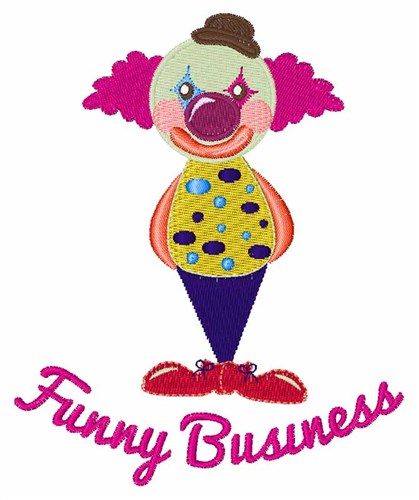 Funny Business Machine Embroidery Design