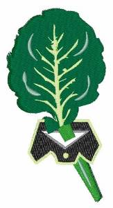 Picture of Collared Greens Machine Embroidery Design