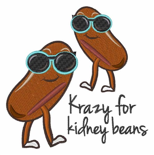 Kidney Beans Machine Embroidery Design