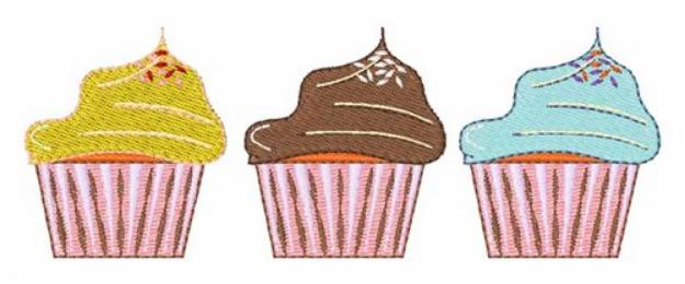 Picture of Cupcakes Machine Embroidery Design