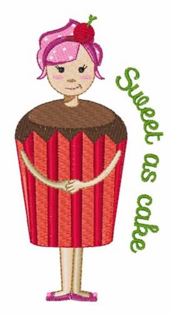 Picture of Sweet As Cake Machine Embroidery Design