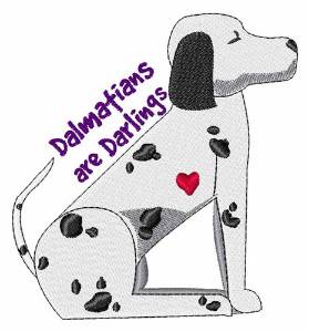 Picture of Darling Dalmations Machine Embroidery Design