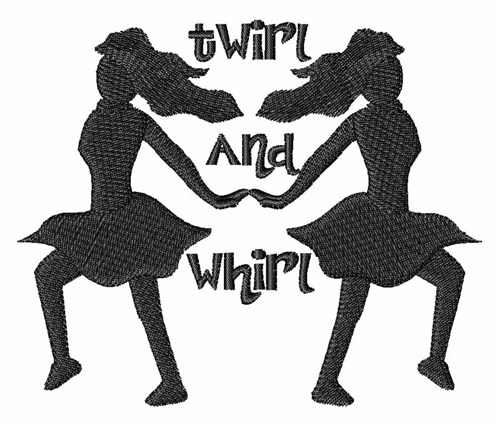 Twirl And Whirl Machine Embroidery Design