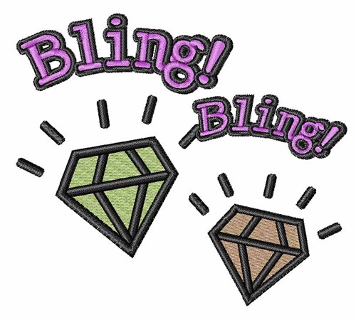 Bling Machine Embroidery Design