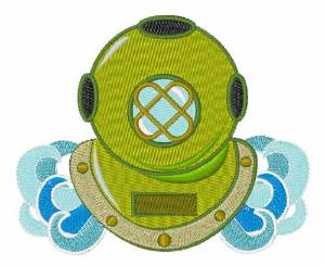 Picture of Deep Sea Diver Machine Embroidery Design