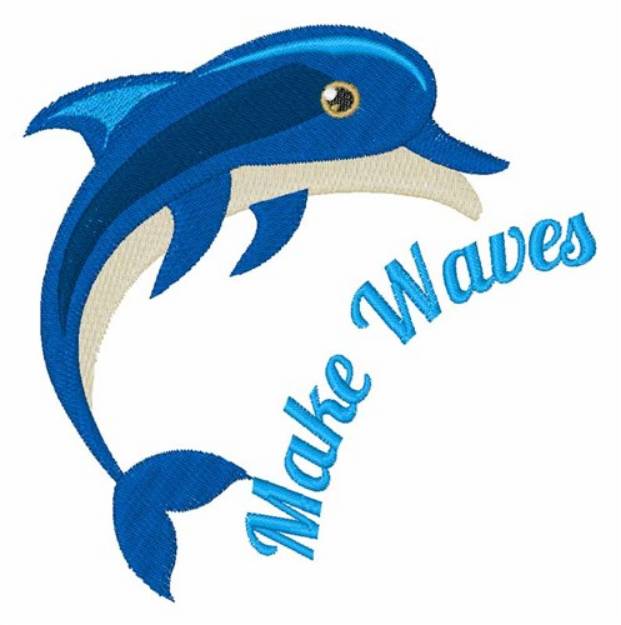 Picture of Make Waves Machine Embroidery Design