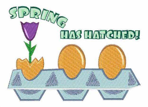 Picture of Spring Has Hatched Machine Embroidery Design