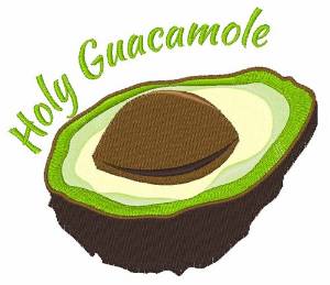 Picture of Holy Guacamole Machine Embroidery Design