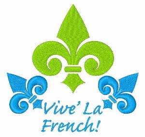 Picture of Vive la French Machine Embroidery Design