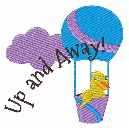 Up and Away Machine Embroidery Design