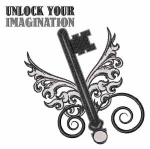 Picture of Unlock Imagination Machine Embroidery Design
