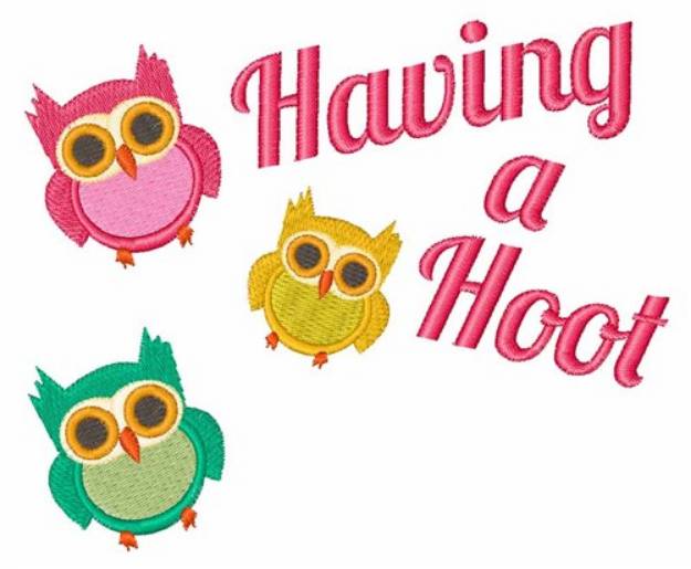 Picture of Having a Hoot Machine Embroidery Design