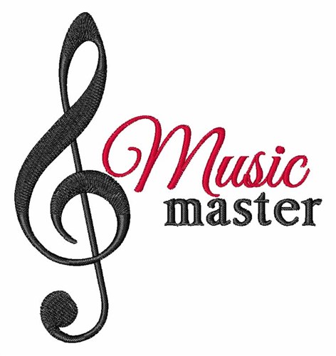 Music Master Machine Embroidery Design