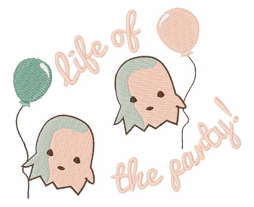 Life of the Party Machine Embroidery Design