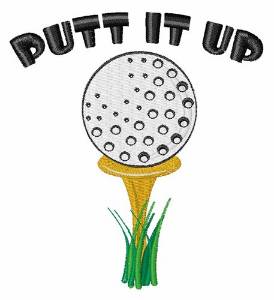Picture of Putt it Up Machine Embroidery Design