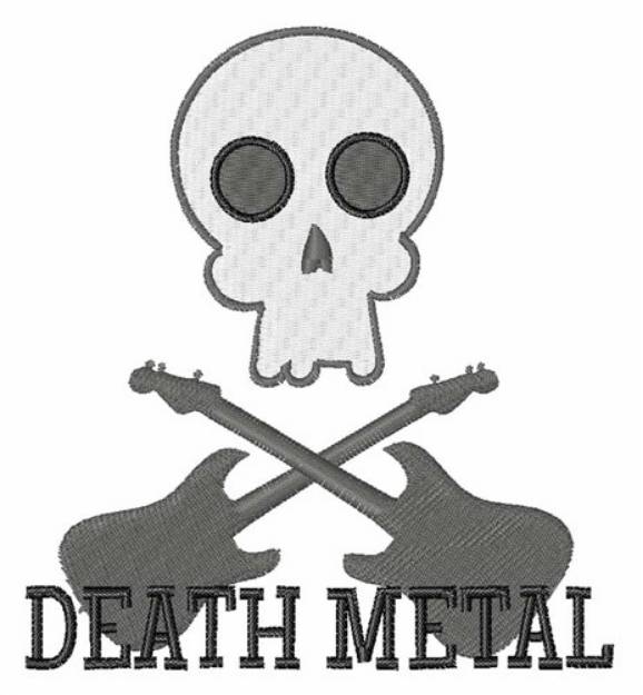 Picture of Death Metal Machine Embroidery Design
