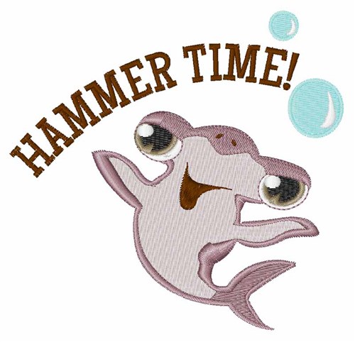Hammer Time! Machine Embroidery Design