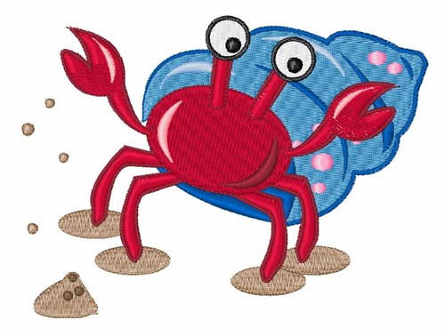Dancing Crab Machine Embroidery Design