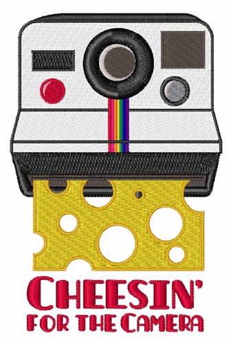 Cheesin Camera Machine Embroidery Design