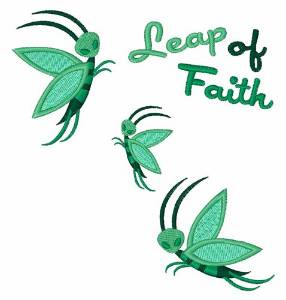 Picture of Leap of Faith Machine Embroidery Design