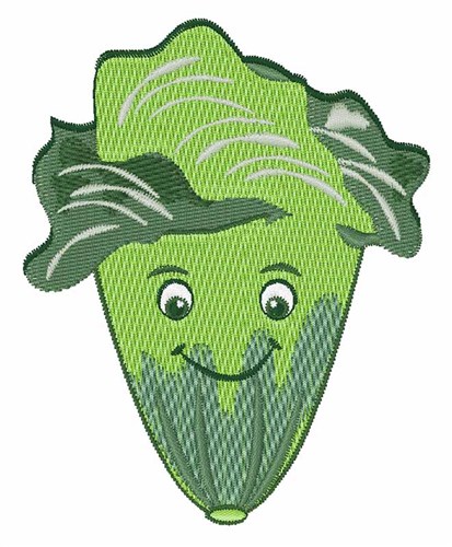 Lettuce Face Machine Embroidery Design