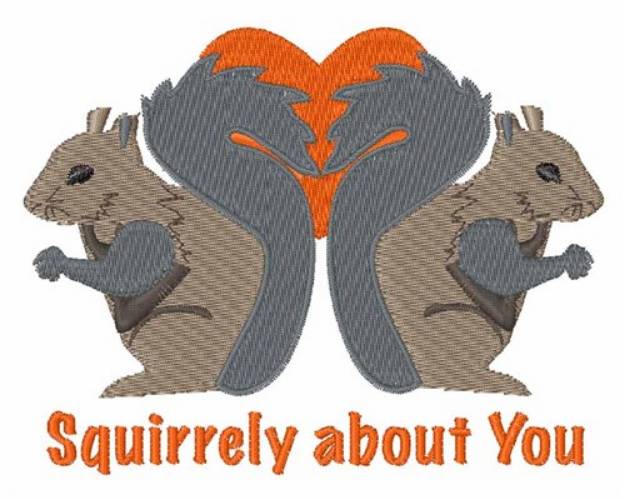 Picture of Squirrely About You Machine Embroidery Design