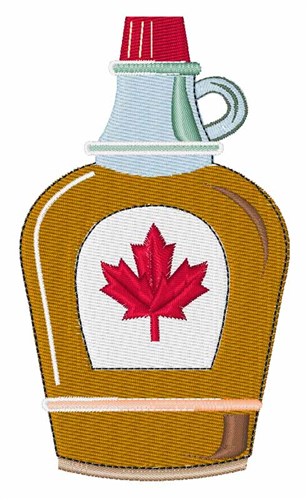 Maple Syrup Machine Embroidery Design