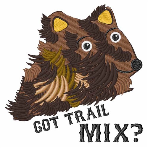 Got Trail Mix? Machine Embroidery Design