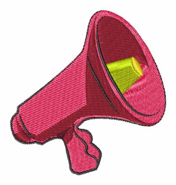 Picture of Bullhorn Machine Embroidery Design