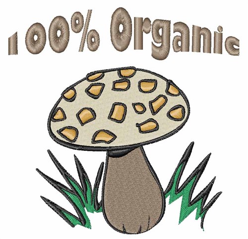 100% Organic Machine Embroidery Design