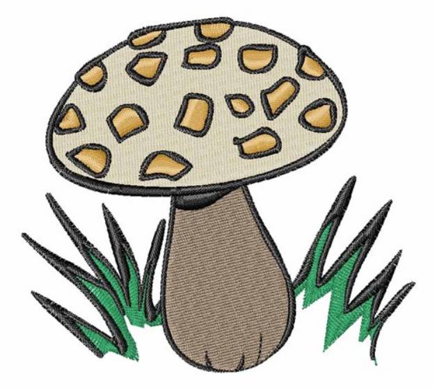 Picture of Growing Mushroom Machine Embroidery Design