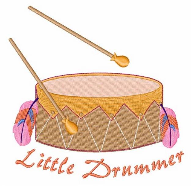 Picture of Little Drummer Machine Embroidery Design