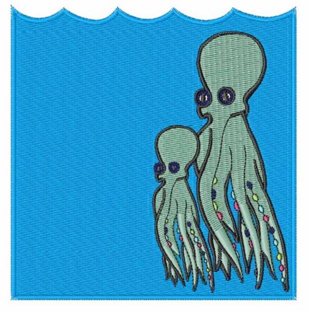 Picture of Octopi Machine Embroidery Design