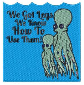 Picture of Weve Got Legs Machine Embroidery Design
