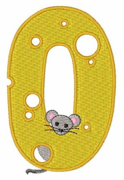 Picture of Mouse Cheese 0 Machine Embroidery Design